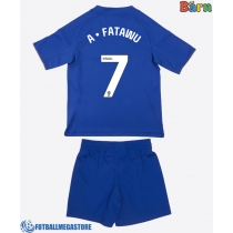 Fotballdrakt Barn Leicester City Issahaku Fatawu #7 Hjemmedraktsett 2025-26 Kortermet (+ Korte bukser)